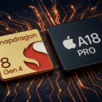 Qualcomm Snapdragon 8 Gen 4 vs Apple A18 Pro chipset comparison image